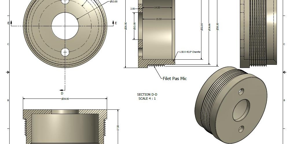 Proiecte in Autocad Cluj-Napoca, desene in Autocad Cluj-Napoca, schite in Autocad Cluj-Napoca, proiectare Cluj-Napoca, realizare desene tehnice de executie Cluj-Napoca si proiectare piese din diferite domenii in Cluj-Napoca! Executie desene tehnice Cluj-Napoca in Autodesk Inventor Professional si Autodesk Fusion. Proiectare Cluj-Napoca, proiectare piese si utilaje prototip pentru diferite domenii de activitate.